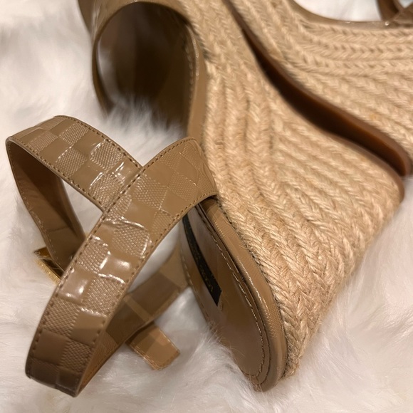 Louis Vuitton Jute Wedges - Picture 10 of 17